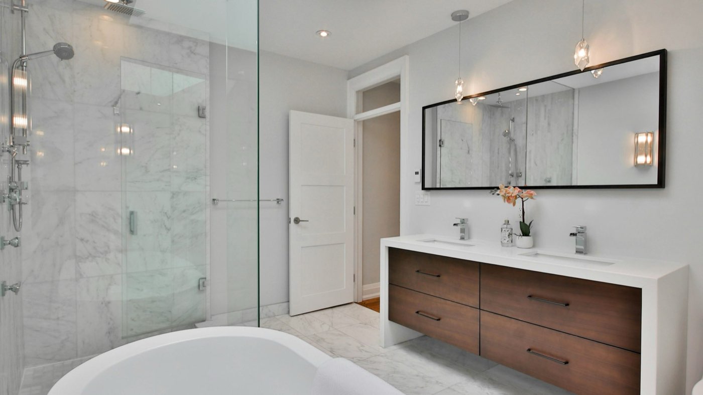 Renovated bathroom